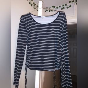 Orange Kiss Stripped Long Sleeve